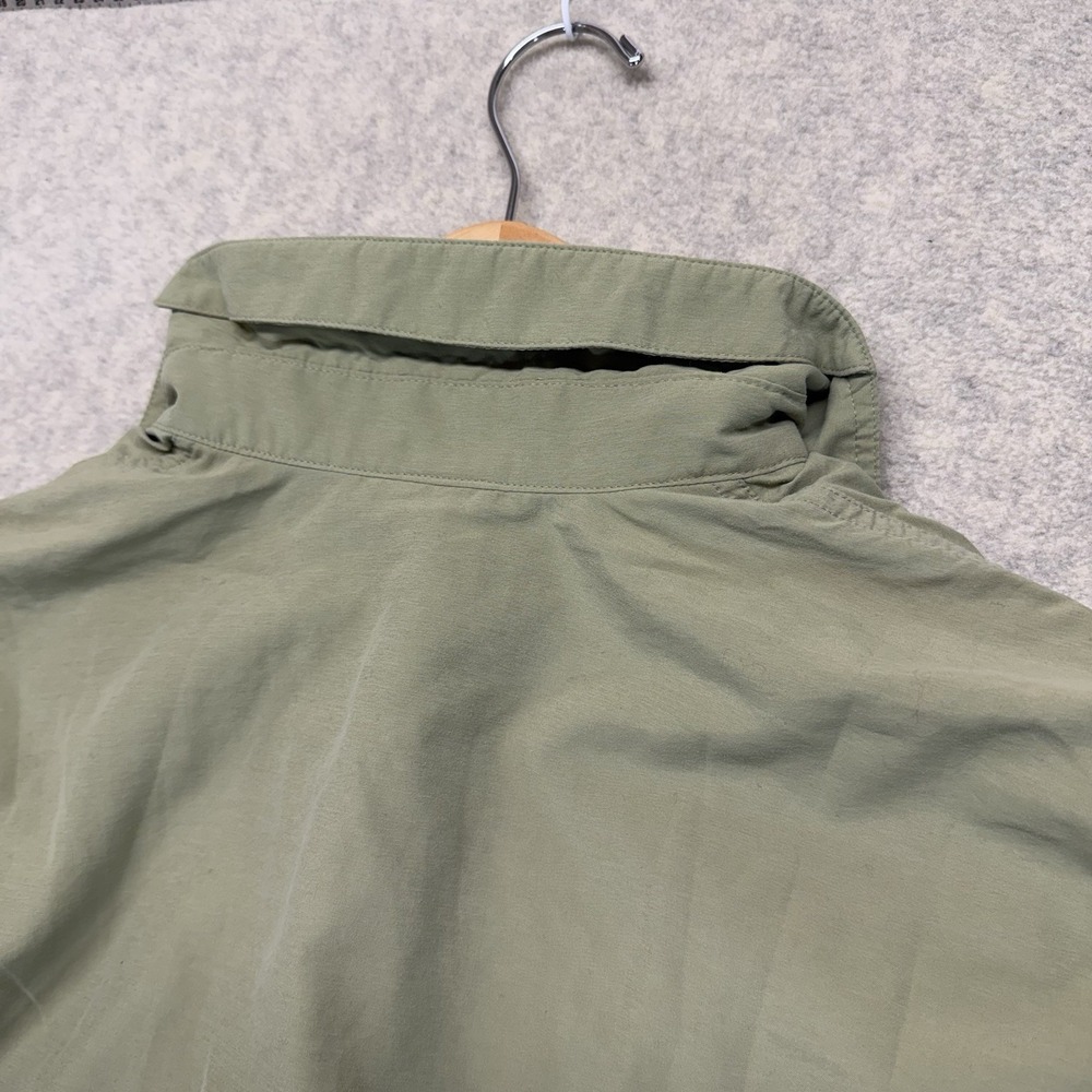 Mountain Hardwear Mens M Hiking Shirt Green Short Sleeve Vented‎ Outdoor Trail - Picture 8 of 12